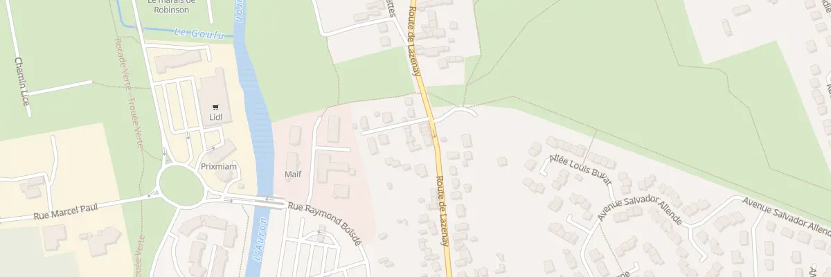 Plan du 70 Rue de Lazenay à Bourges