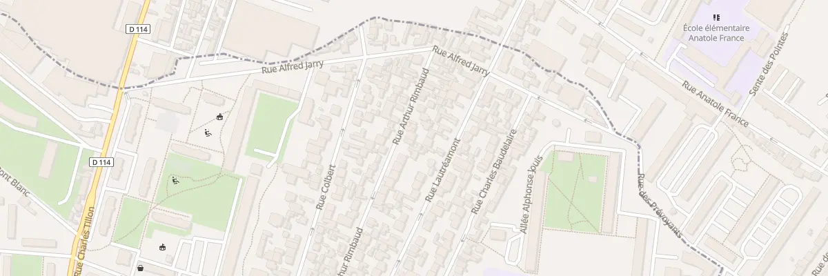 Plan du 50 Rue Arthur Rimbaud à Aubervilliers