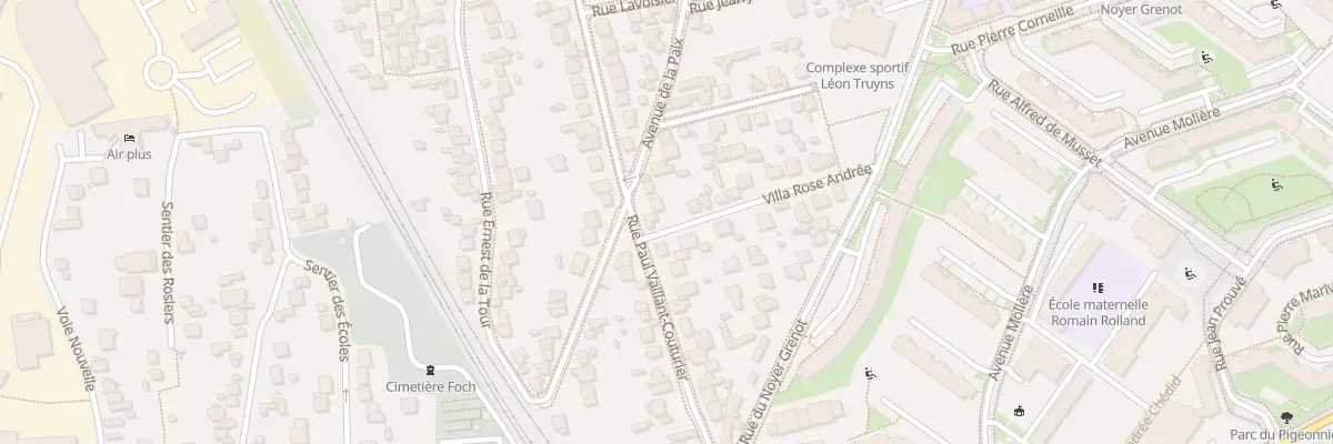 Plan du 68 Rue Paul Vaillant Couturier à Orly