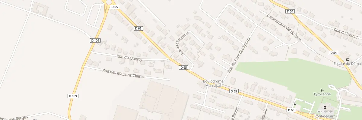 Plan du 3 Rue du Claouzou à Pont-de-Larn