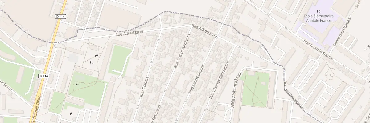 Plan du 52 Rue Arthur Rimbaud à Aubervilliers
