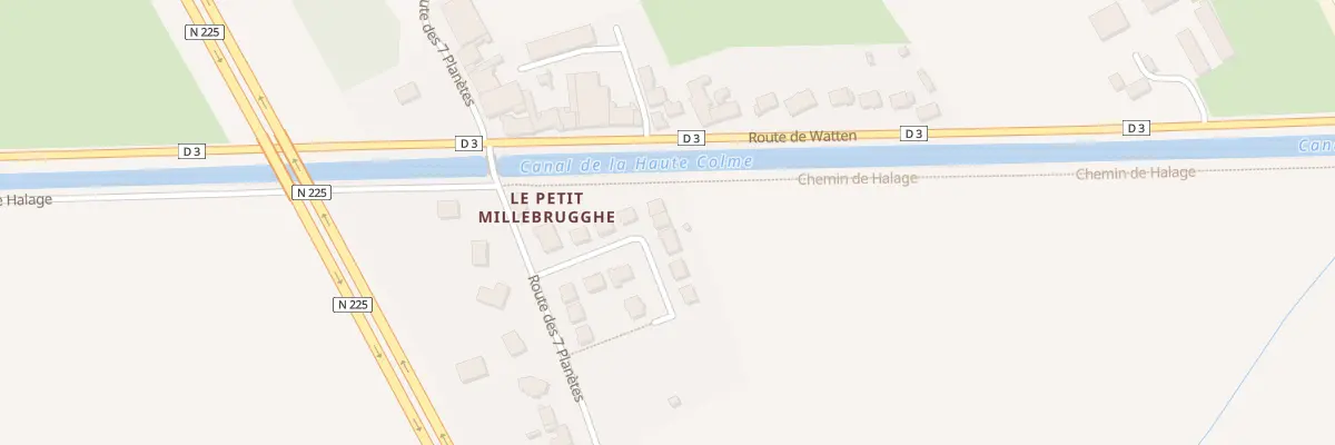 Plan du 7 Rue Léon Danchin à Bierne