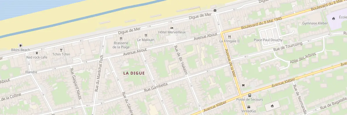 Plan du 6 Rue Bir Hakeim à Dunkerque