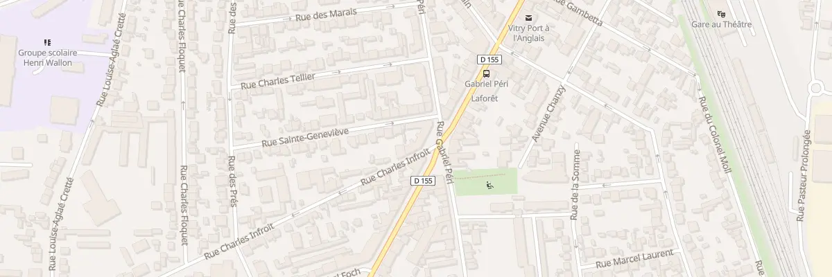 Plan du 4B Rue Charles Infroit à Vitry-sur-Seine