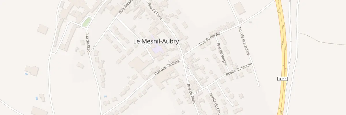 Plan du 61 Rue de Paris au Mesnil-Aubry