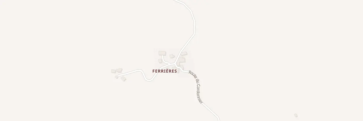 Plan du 6023 Ferrières à Sénezergues
