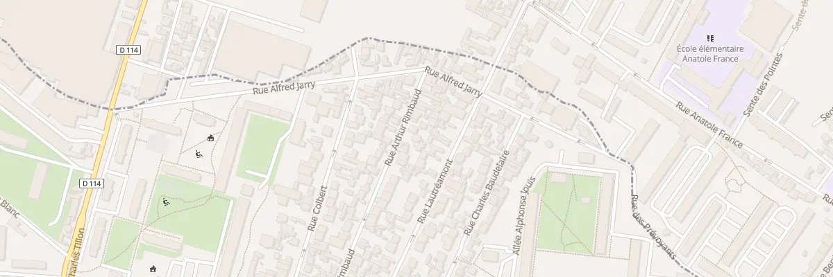 Plan du 56 Rue Arthur Rimbaud à Aubervilliers