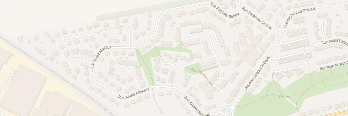 Plan du 25 Rue Eric Nessler au Malesherbois