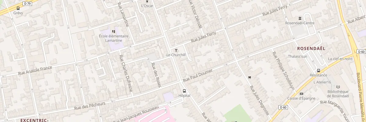 Plan du 266 Rue Winston Churchill à Dunkerque