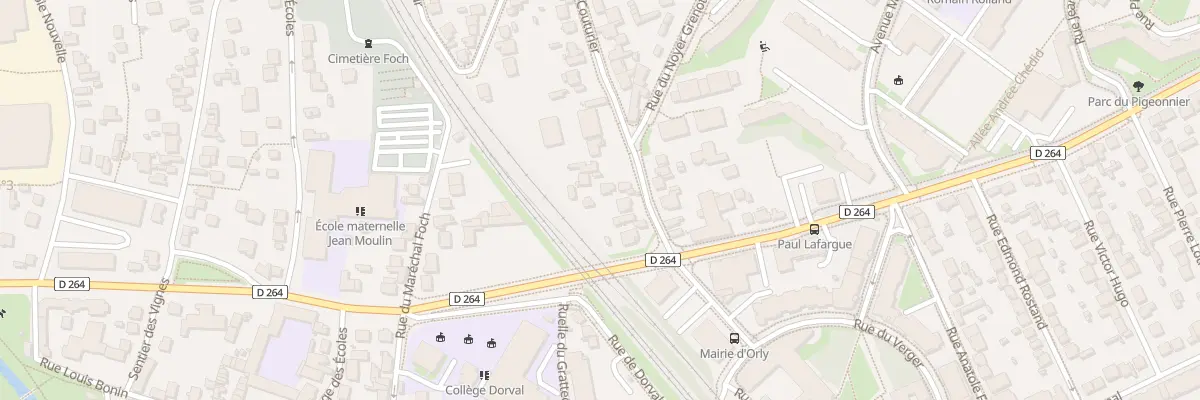 Plan du 27 Rue Paul Vaillant Couturier à Orly