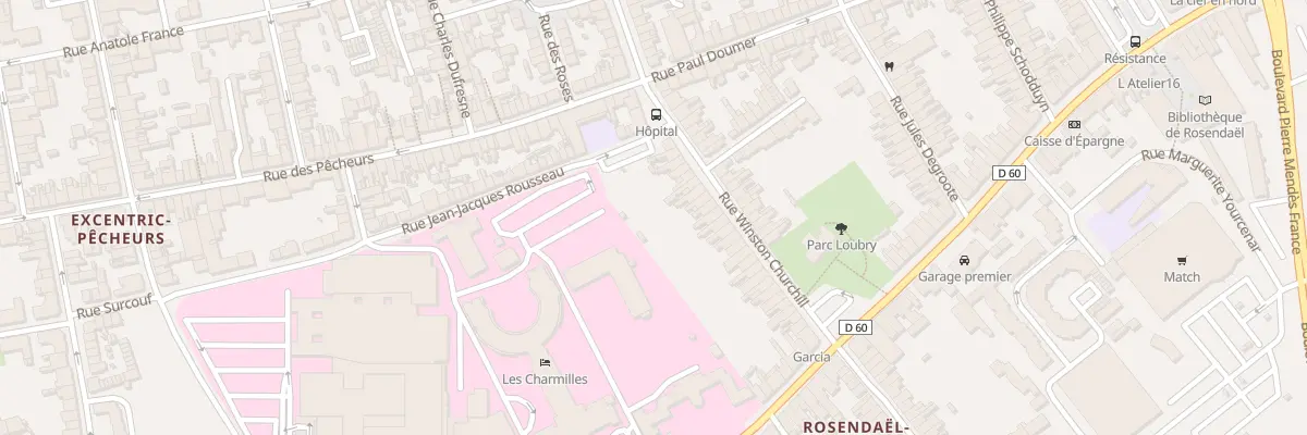 Plan du 145 Rue Winston Churchill à Dunkerque