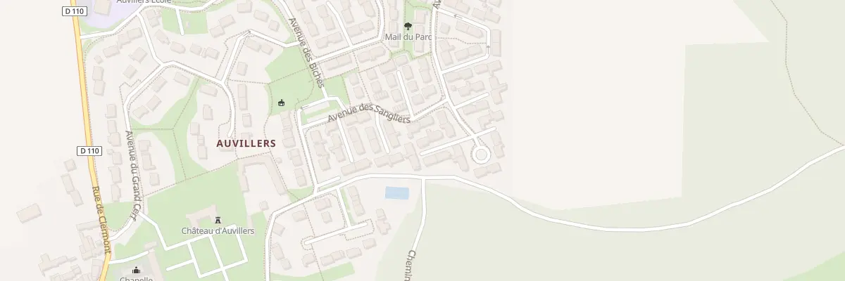 Plan du 6 All des Nénuphars à Neuilly-sous-Clermont