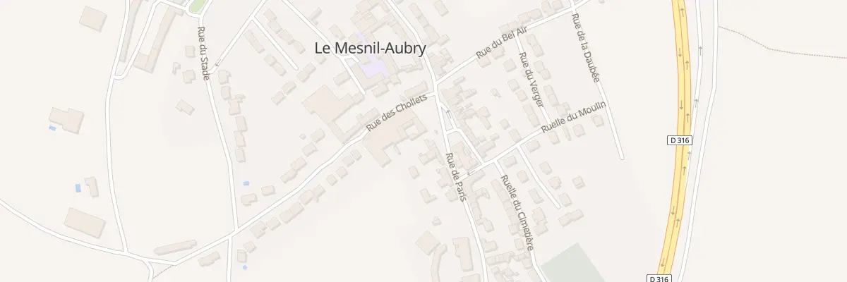 Plan du 51 Rue de Paris au Mesnil-Aubry