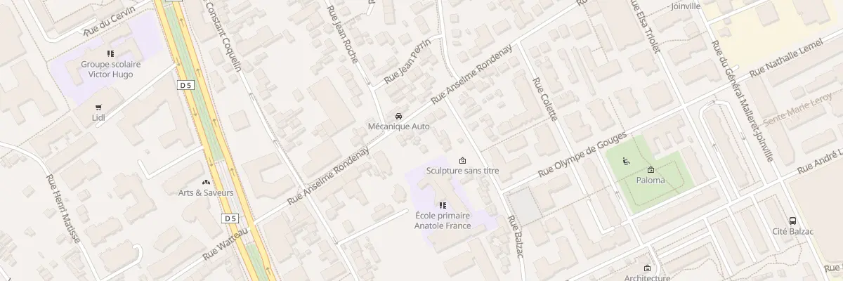 Plan du 85B Rue Ansèlme Rondenay à Vitry-sur-Seine