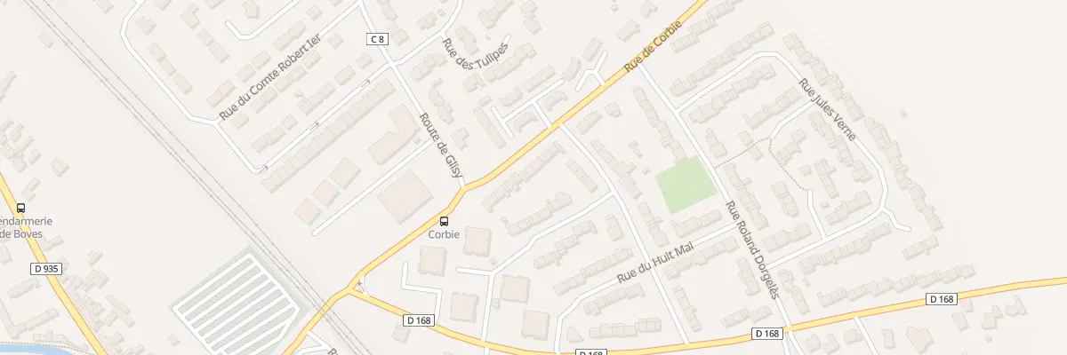 Plan du 10 Rue de Corbie à Boves