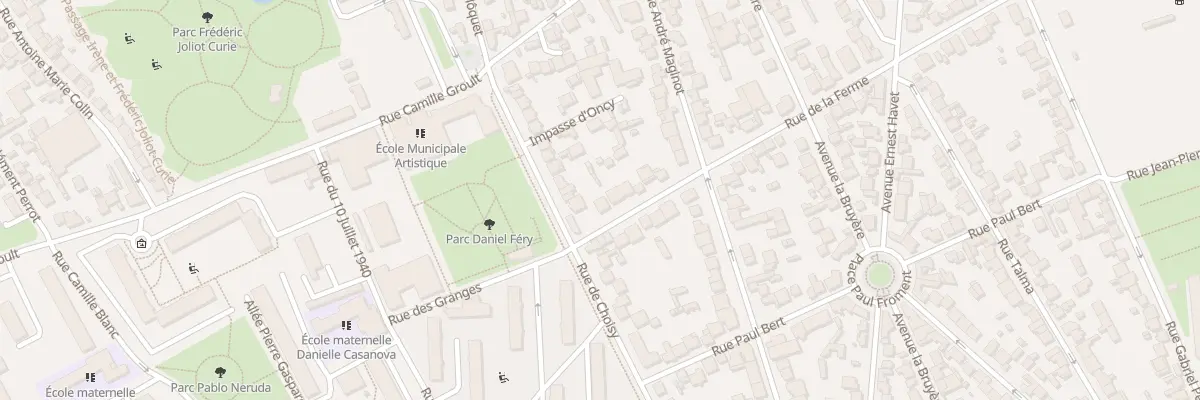 Plan du 60 Rue de la Ferme à Vitry-sur-Seine