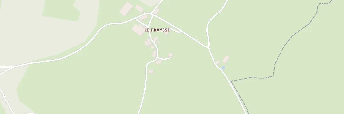 Plan du 5001 Le Fraysse à Lamazière-Haute