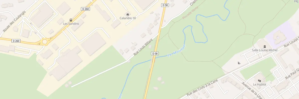 Plan du 89 Rue Louis Billant à Bourges