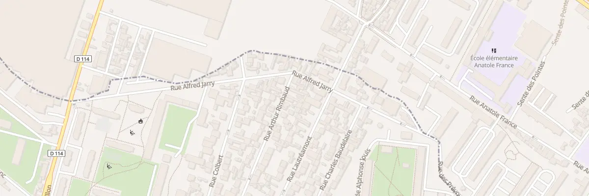 Plan du 66 Rue Arthur Rimbaud à Aubervilliers