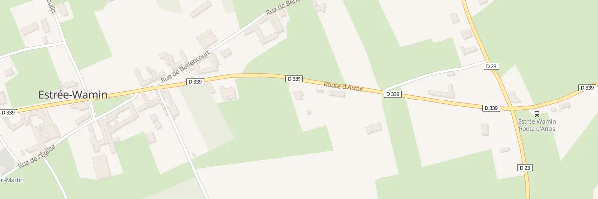Plan du 5206 Rte d’Arras à Estrée-Wamin
