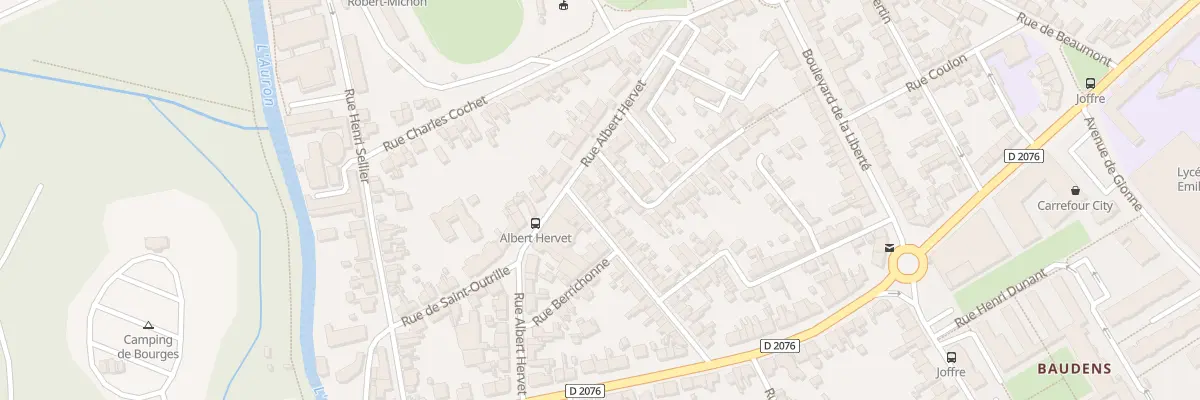 Plan du 3 Rue Gabriel Nigond à Bourges