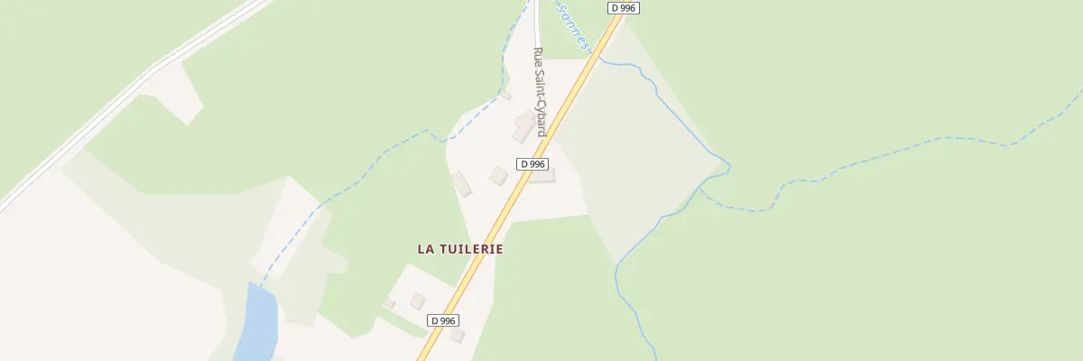 Plan du 1 La Tuilerie à Saint-Bard