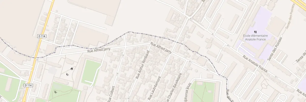Plan du 70 Rue Arthur Rimbaud à Aubervilliers