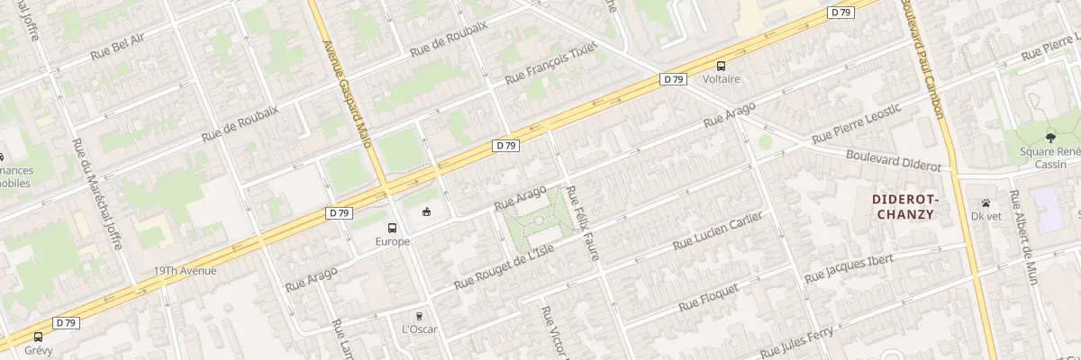 Plan du 229 Rue Arago à Dunkerque