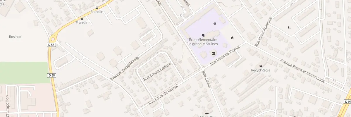 Plan du 39 Rue F Guizot à Bourges
