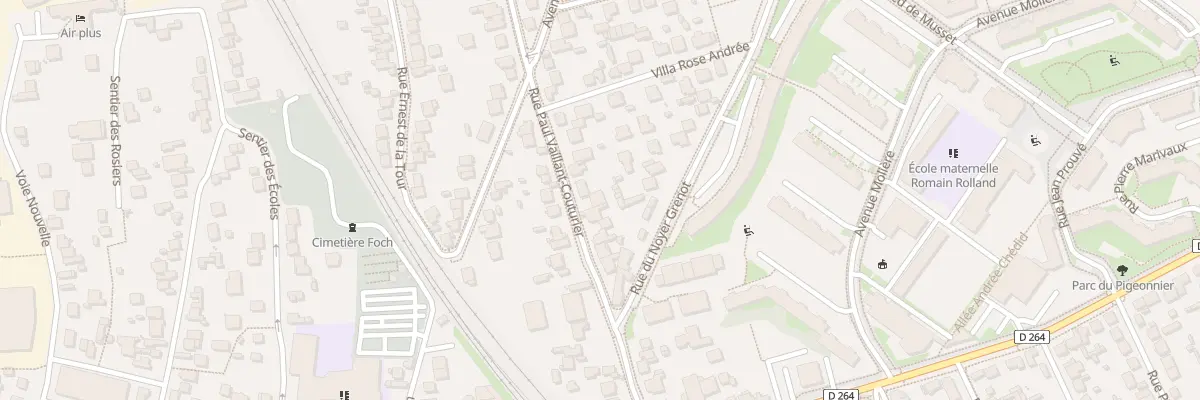 Plan du 46 Rue Paul Vaillant Couturier à Orly