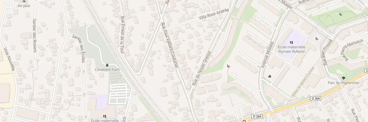 Plan du 44 Rue Paul Vaillant Couturier à Orly