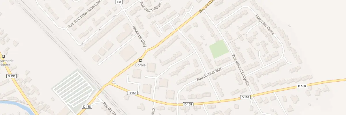 Plan du 7 Rue du 11 Novembre à Boves