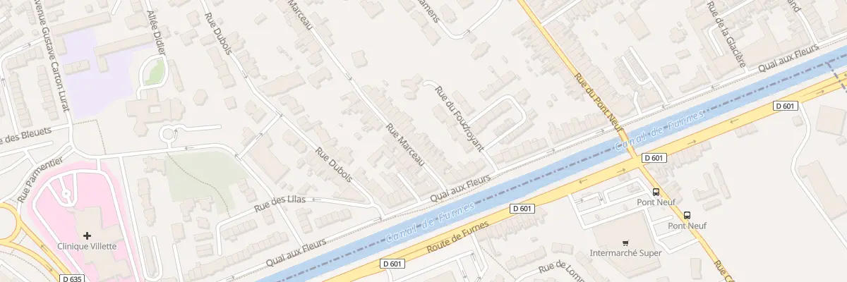 Plan du 119 Rue Marceau à Dunkerque