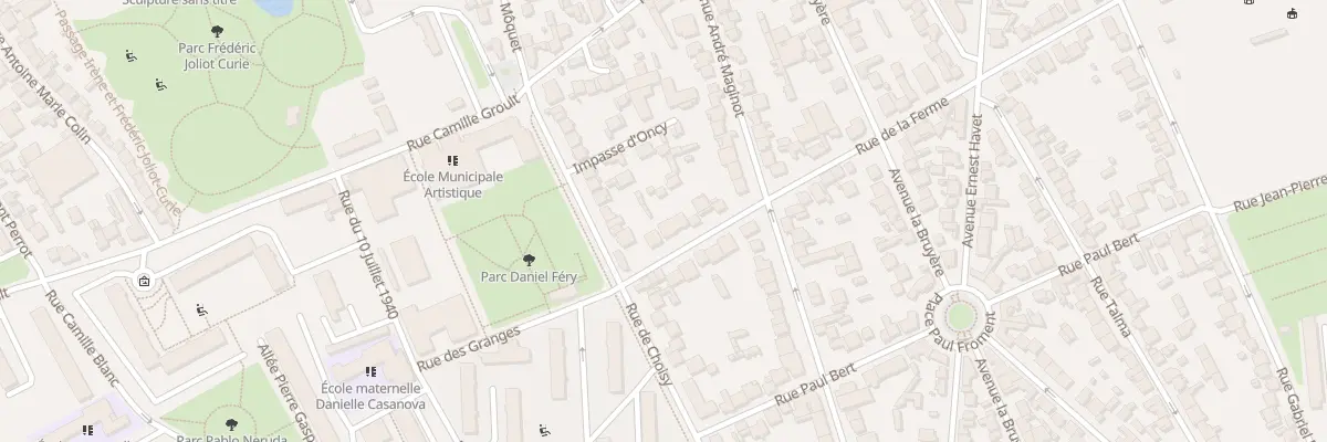 Plan du 58 Rue de la Ferme à Vitry-sur-Seine