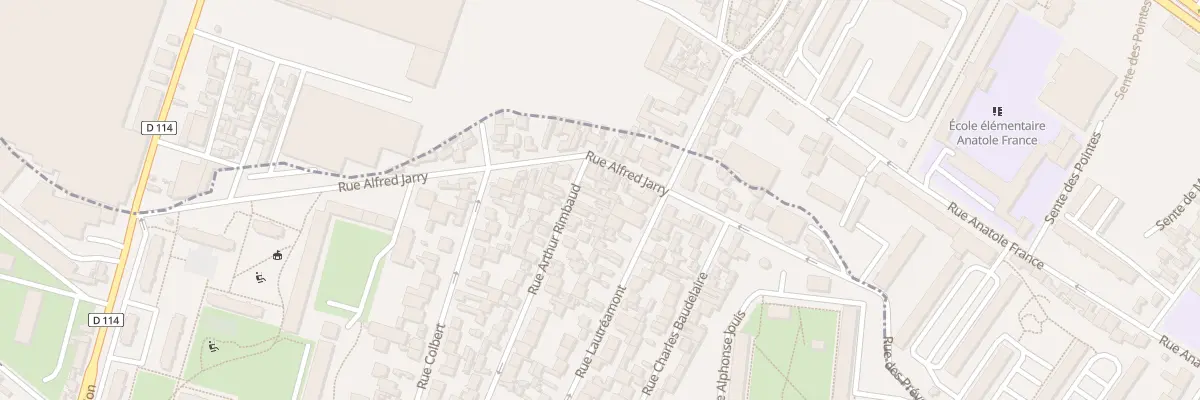 Plan du 68 Rue Arthur Rimbaud à Aubervilliers