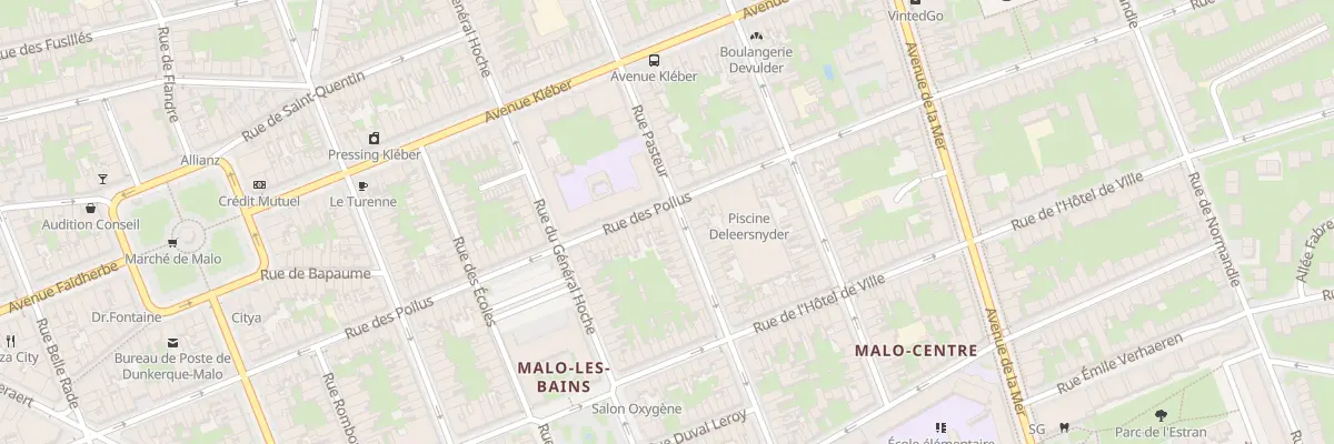 Plan du 136B Rue des Poilus à Dunkerque