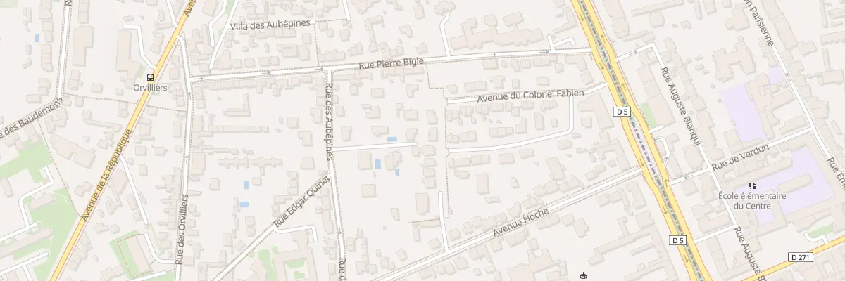 Plan du 18 Rue des Aubépines à Thiais
