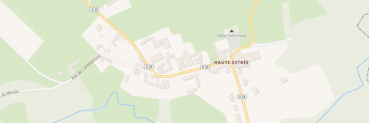 Plan du 5043 Haute Estree à Estrée-Wamin