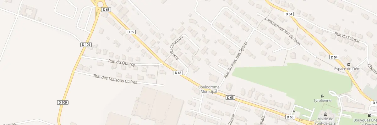 Plan du 4 Rue du Claouzou à Pont-de-Larn
