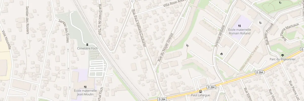 Plan du 38 Rue Paul Vaillant Couturier à Orly