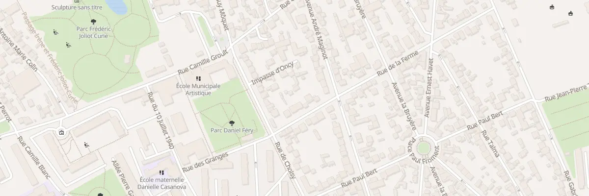 Plan du 56 Rue de la Ferme à Vitry-sur-Seine