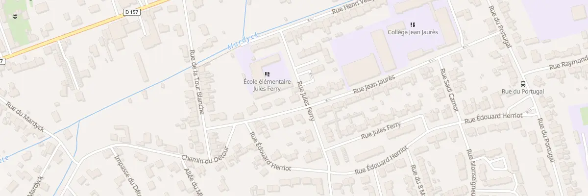 Plan du 14 Rue Jean Jaures à Aire-sur-la-Lys