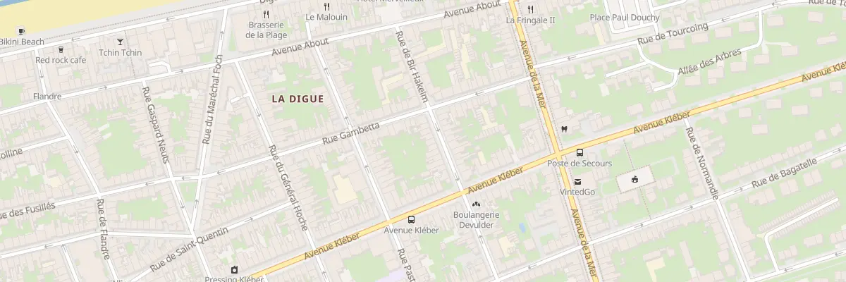 Plan du 36 Rue Bir Hakeim à Dunkerque