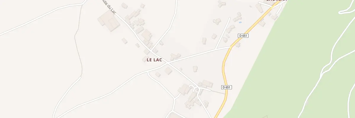 Plan du 156 Rte du Lac à Goutrens