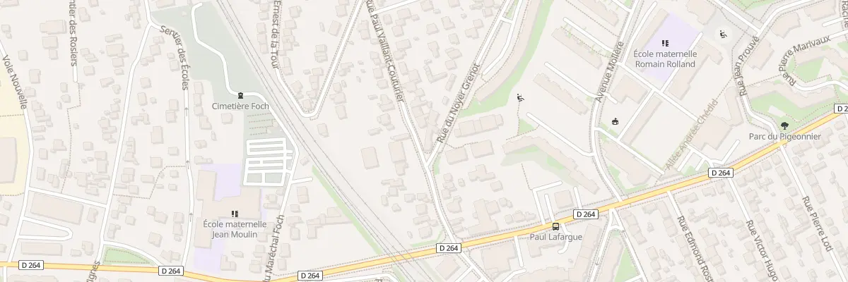 Plan du 36 Rue Paul Vaillant Couturier à Orly