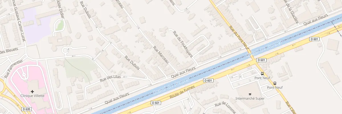 Plan du 123 Rue Marceau à Dunkerque