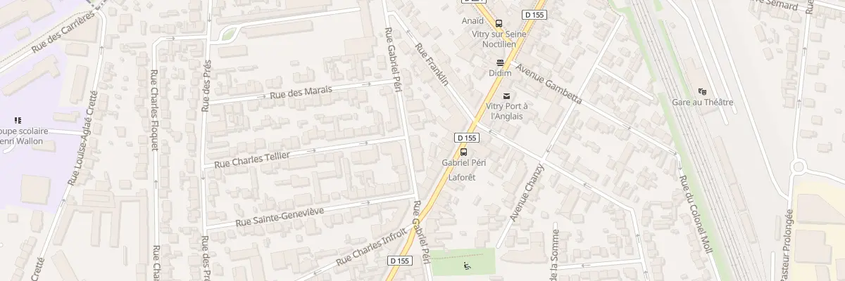 Plan du 236 Rue Gabriel Péri à Vitry-sur-Seine