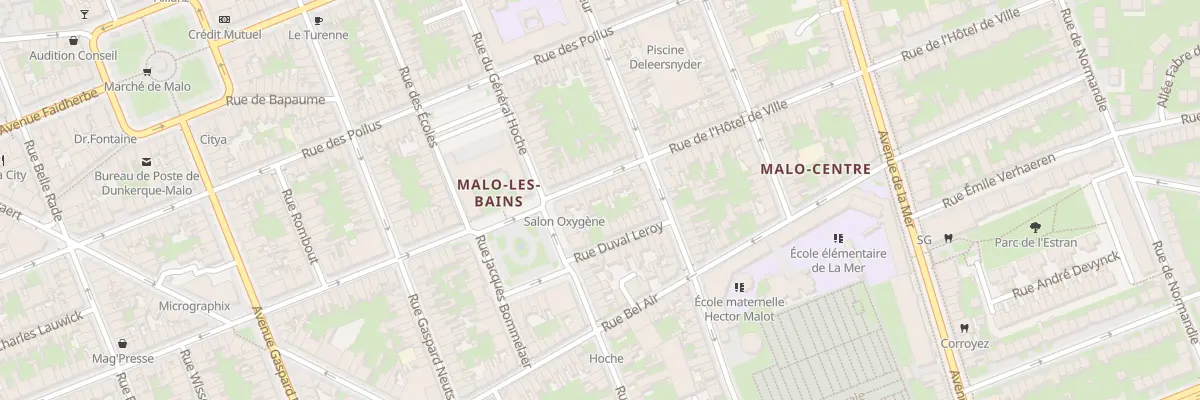 Plan du 120 Rue de l’Hôtel de Ville à Dunkerque