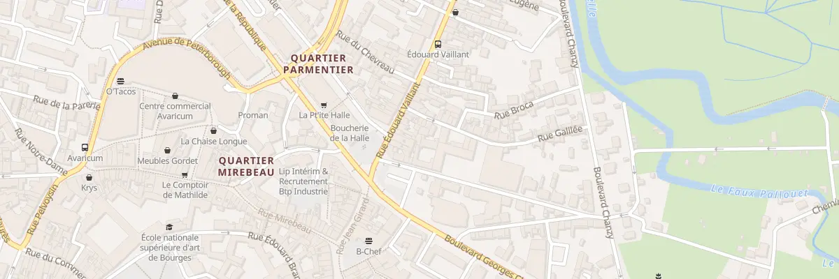 Plan du 9 Pl Saint Bonnet à Bourges