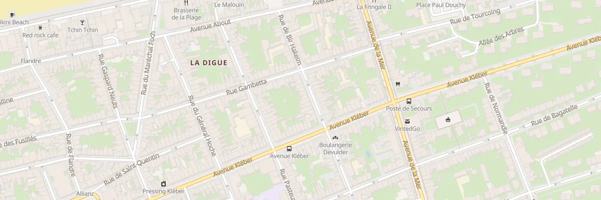 Plan du 40 Rue Bir Hakeim à Dunkerque